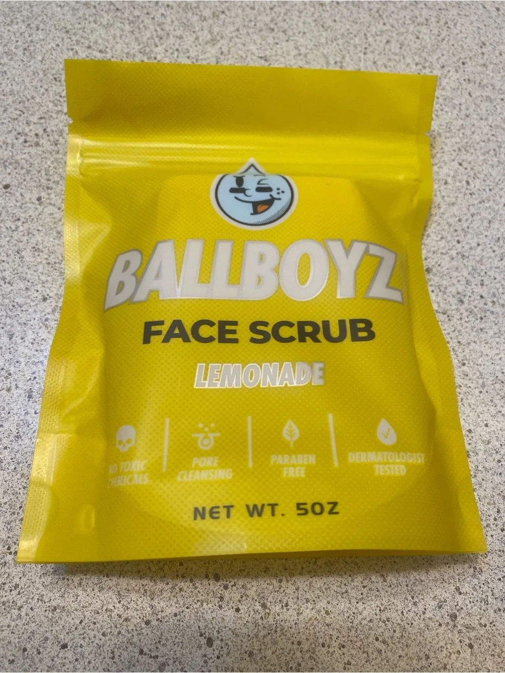 Ballboyz Lemonade Face Scrub – Yellow